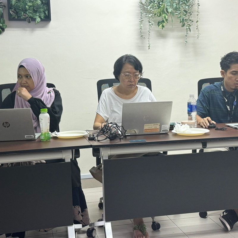 Teacher training session in a school